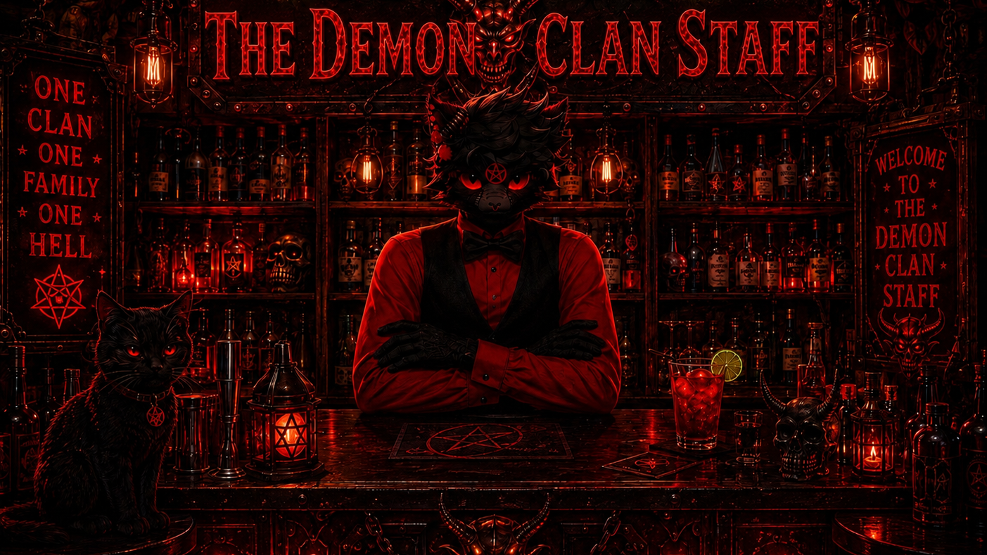 Demon Clan staffのバナー