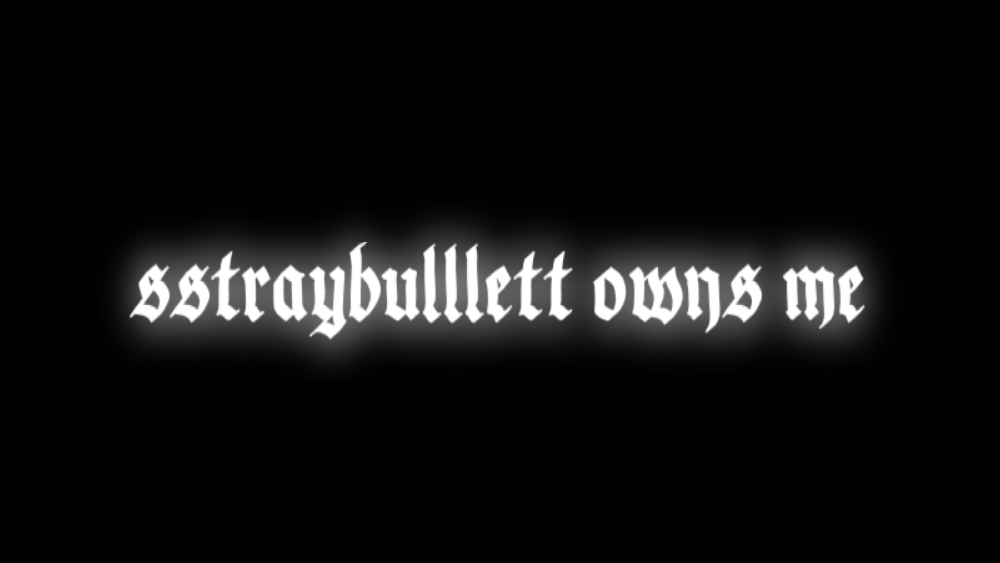 owned by sstraybullettのバナー