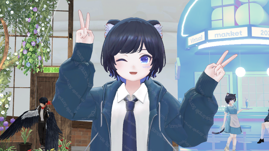 にこぱ告知のバナー