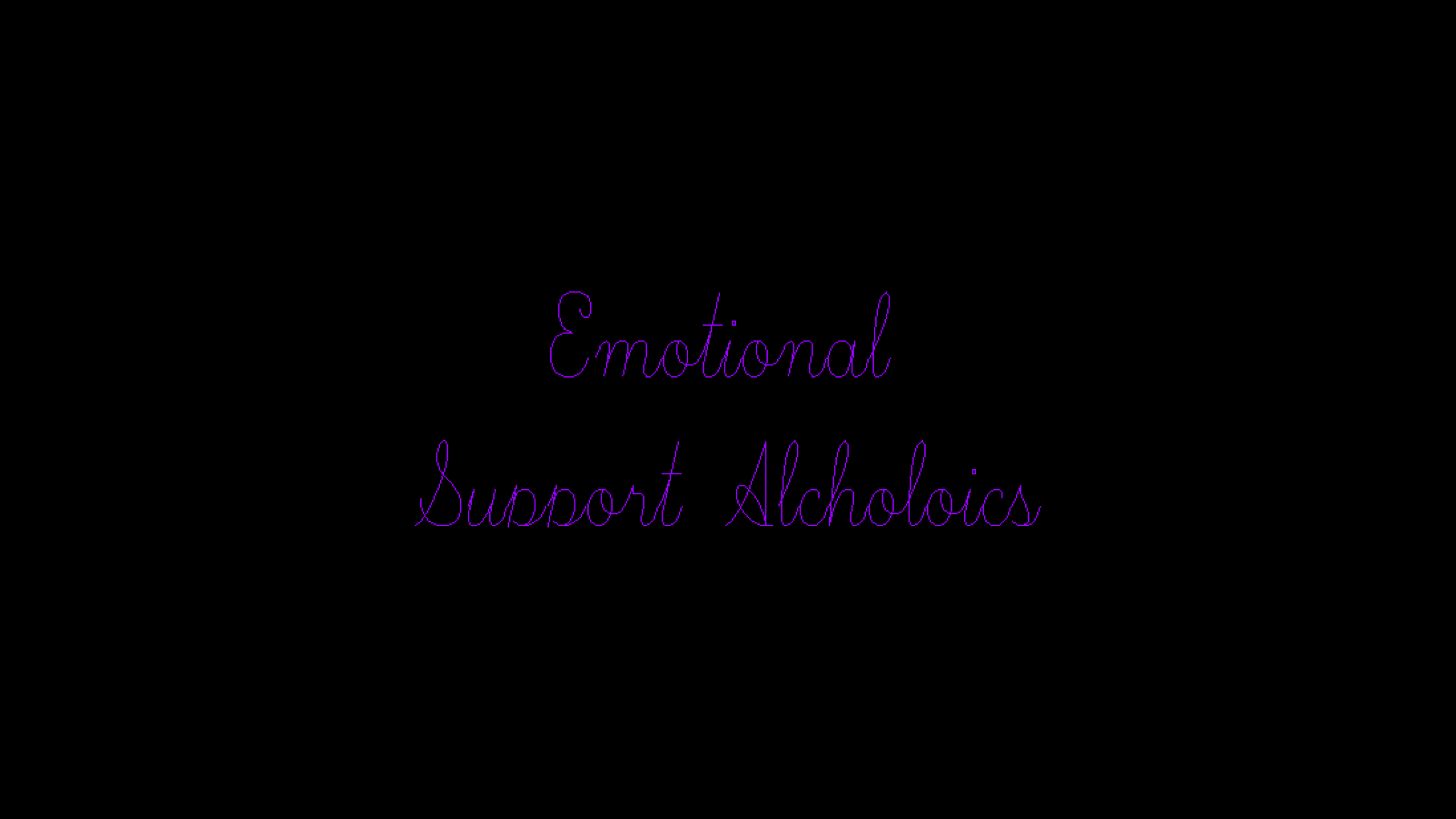 Emotional Support Alcoholics