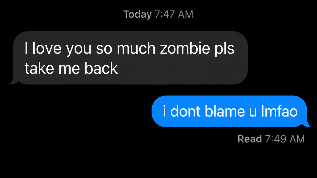 We luv zombie