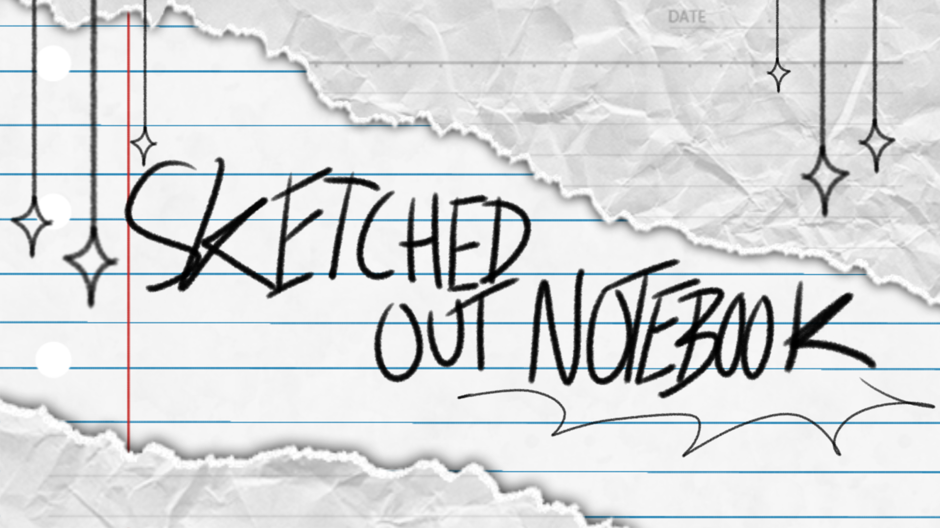 SKETCHED-OUT NOTEBOOKのバナー