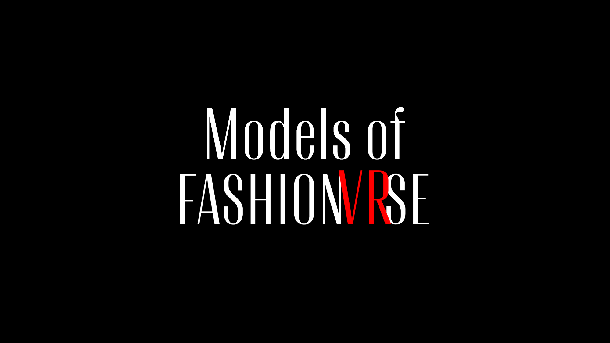 FashionVRSE Modelsのバナー