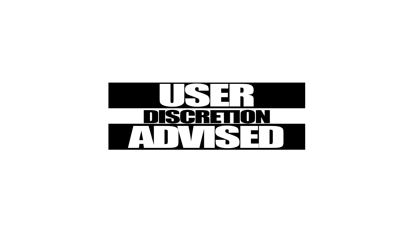 User Discretionのバナー