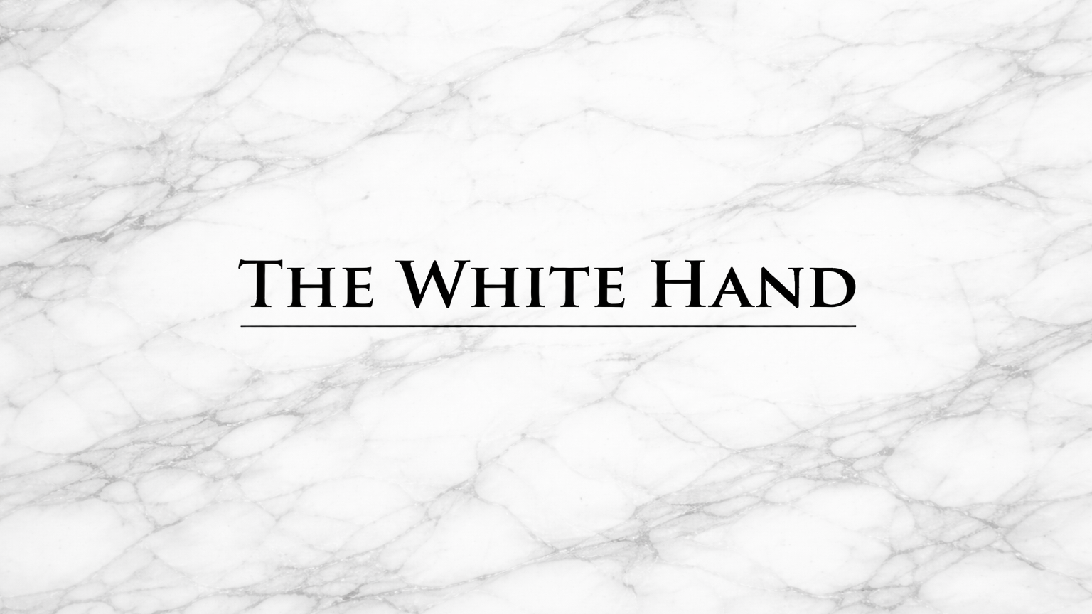 The White Handのバナー