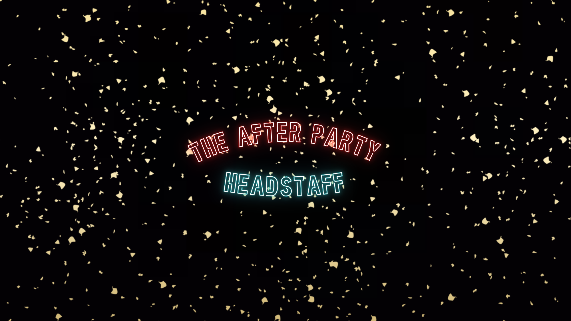 The After Party HEAD STAFFのバナー
