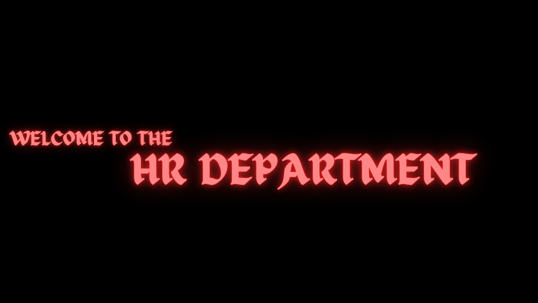 HR Departmentのバナー
