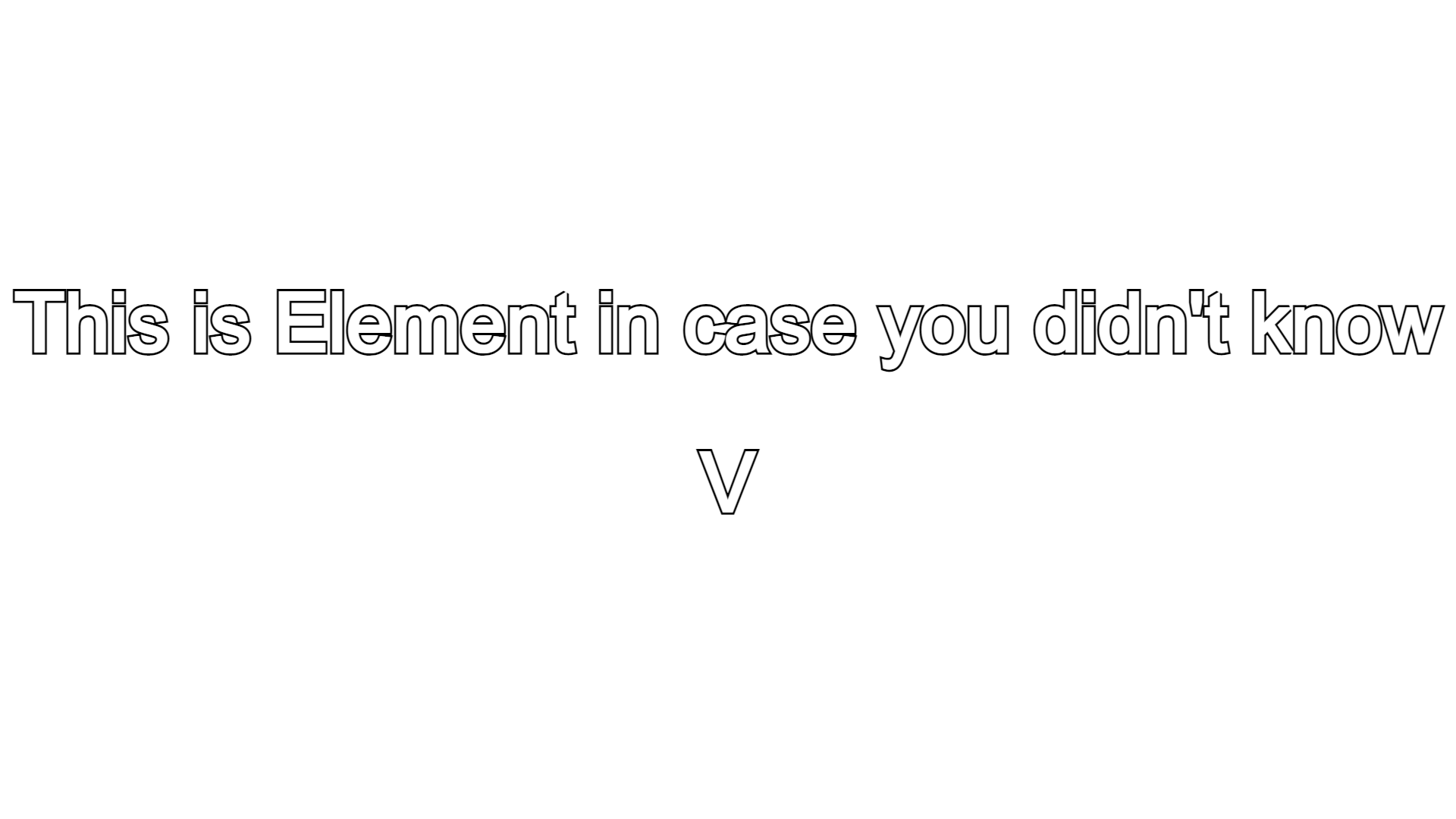 Elementのバナー