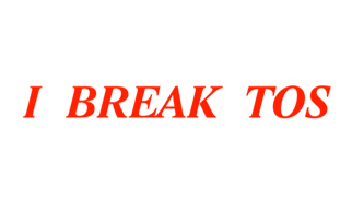 WE BREAK TOSのバナー