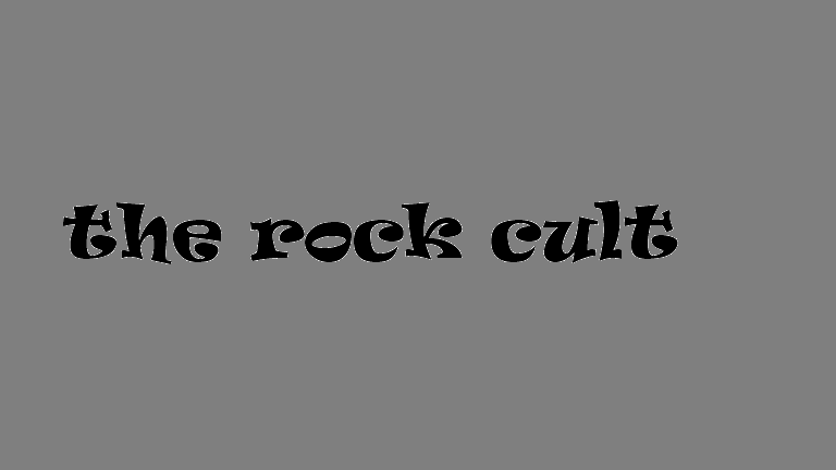 The rock cultのバナー