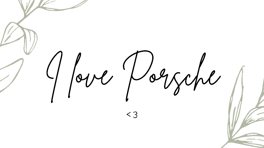 ღPorscheღ