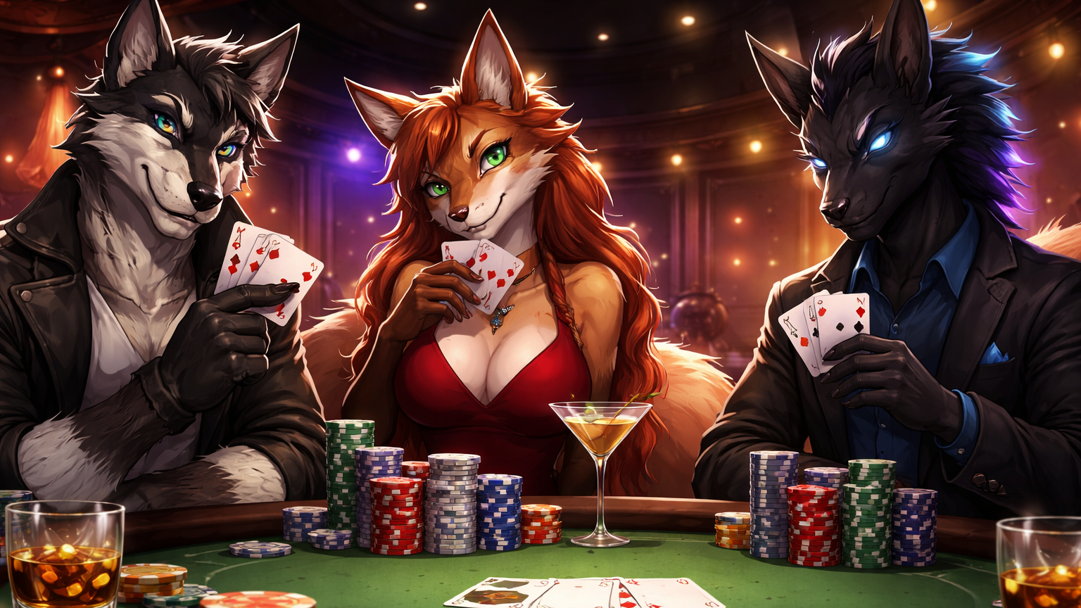 Poker furs