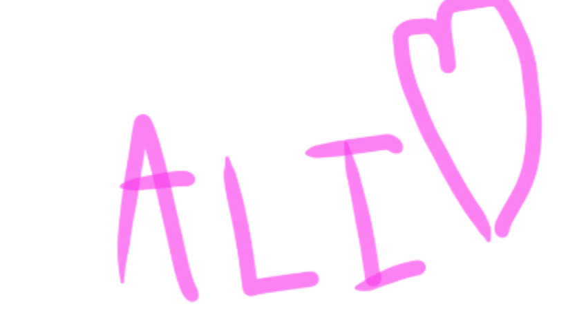 ALI IS AMAZINGのバナー
