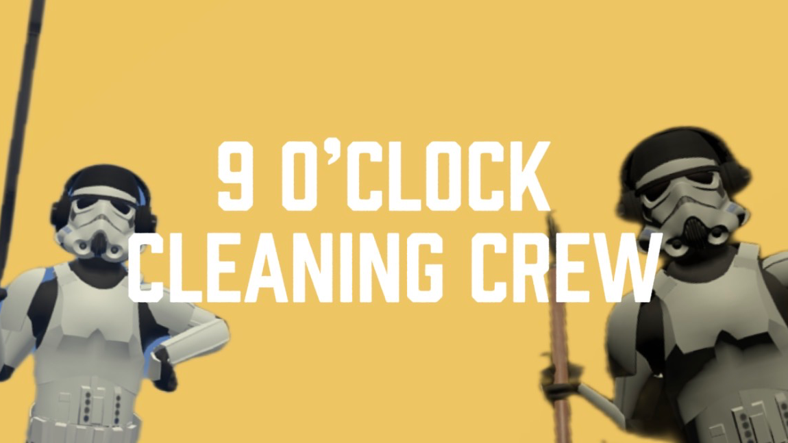 The nine o clock cleaning crewのバナー