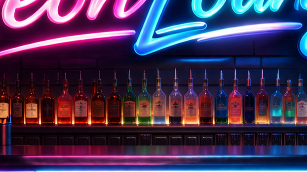 the Neon loungeのバナー