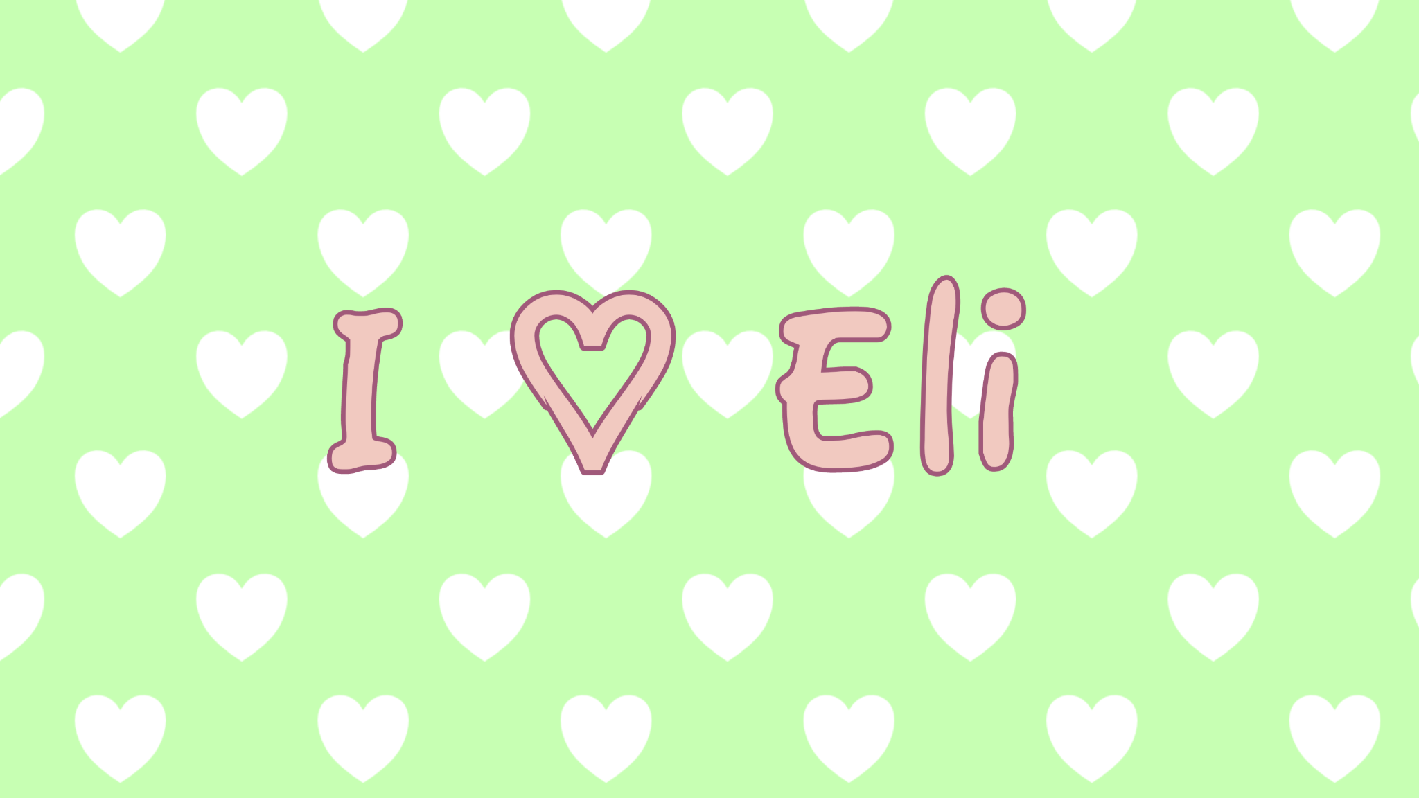 I love Eliのバナー