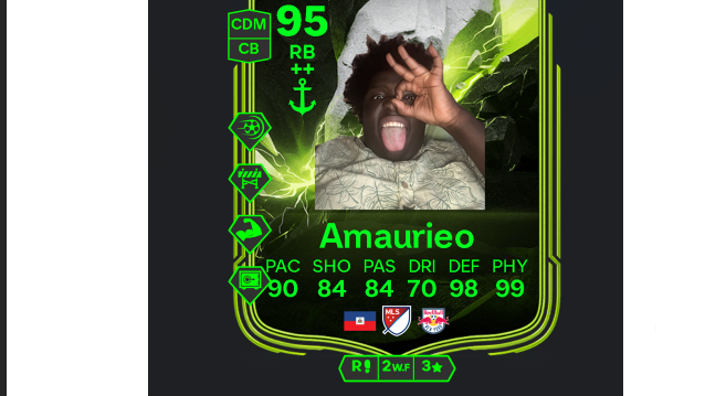 my fc 25 card