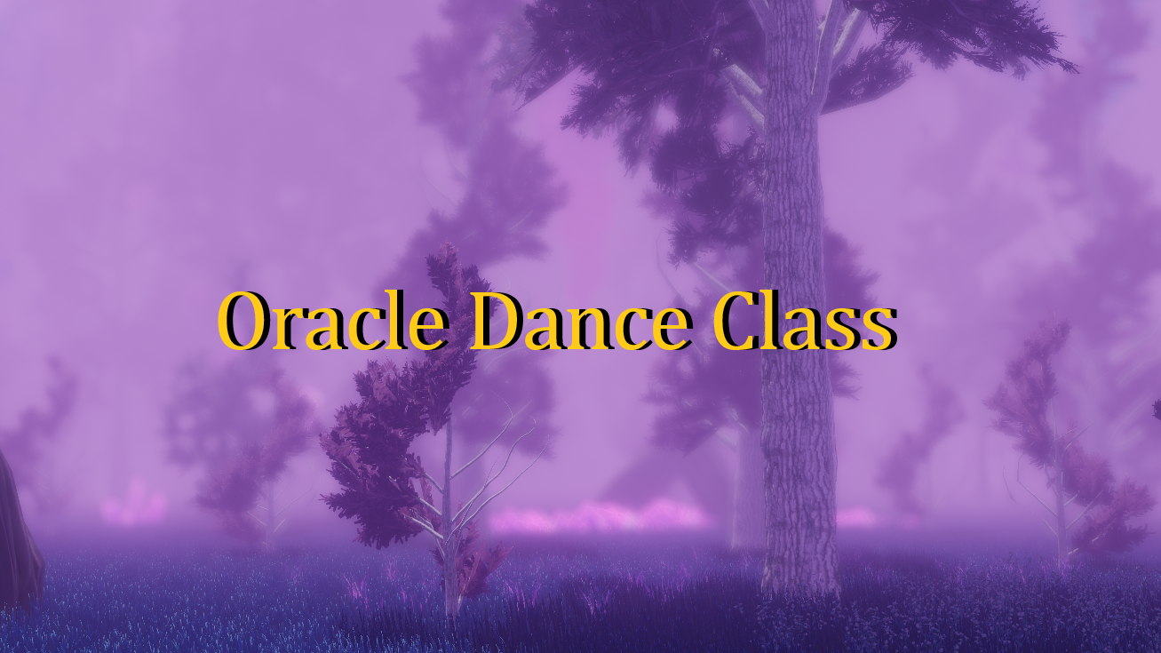 Oracle Dance Classのバナー