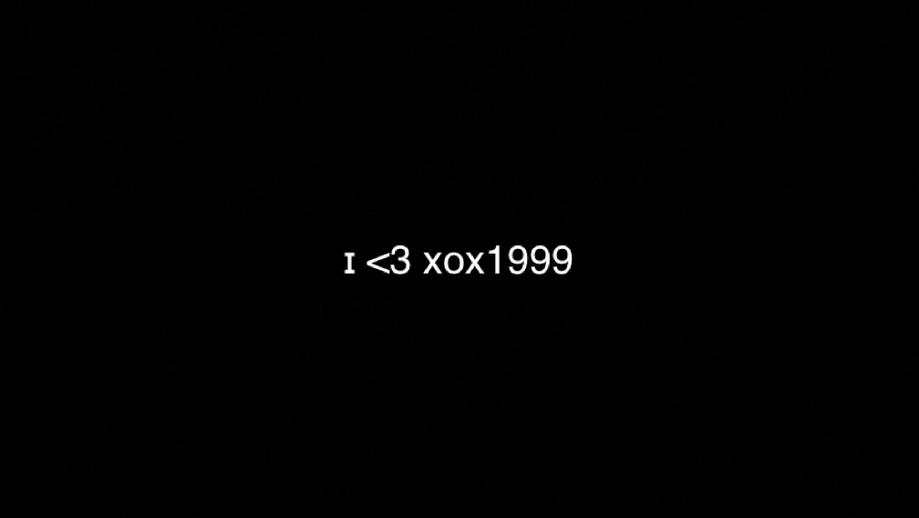 I LUV XOX 1999のバナー