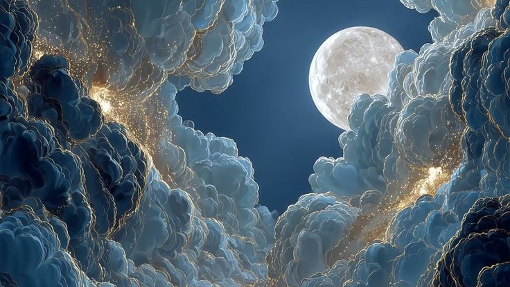 The moon is beautifulのバナー