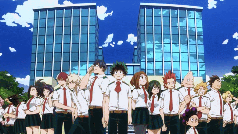 MHA heros risingのバナー