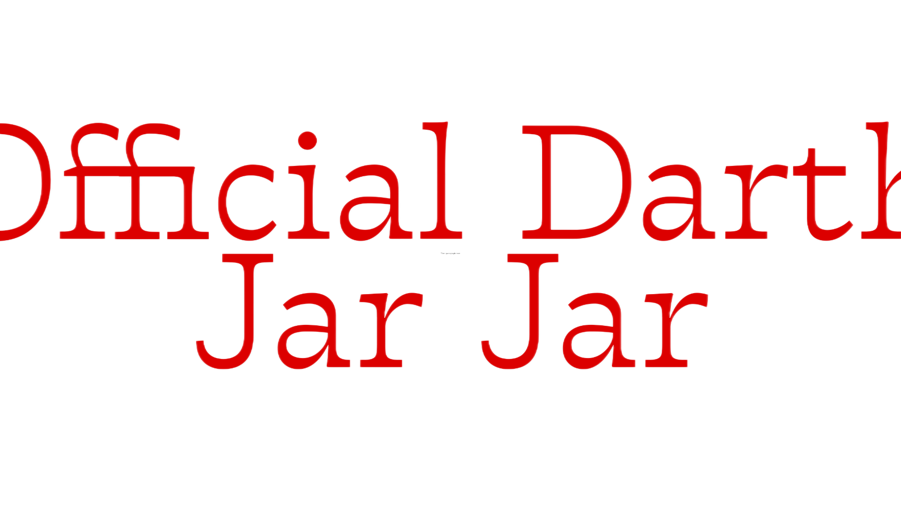 Official Darth Jar Jarのバナー