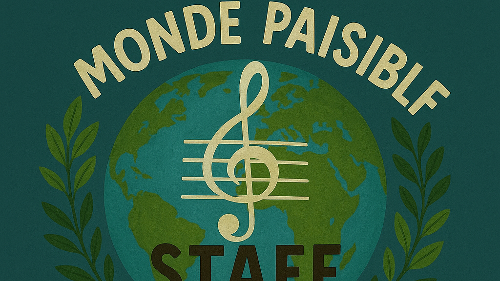 Monde paisible staffのバナー