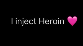 Heroin injectionのバナー