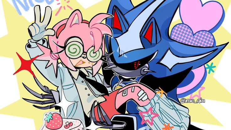 Official amy the hedgehogのバナー