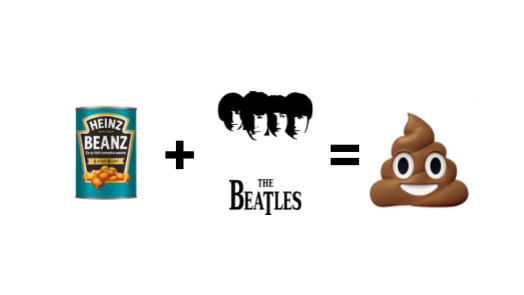 Beatles and beanz badのバナー