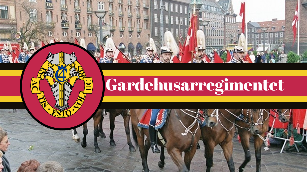 Gardehusarregimentetのバナー