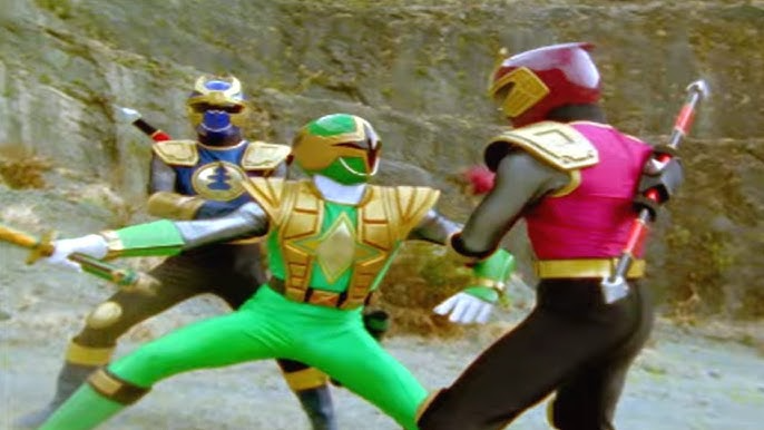 The ThunderstormGreen Samurai Power Rangers