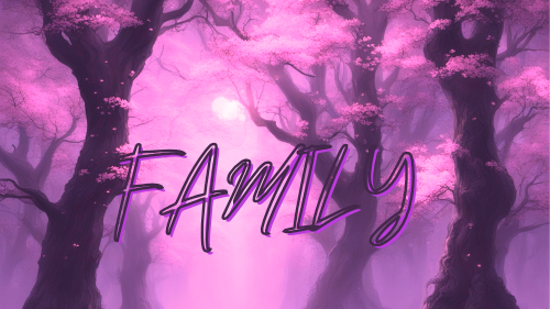 The familyのバナー