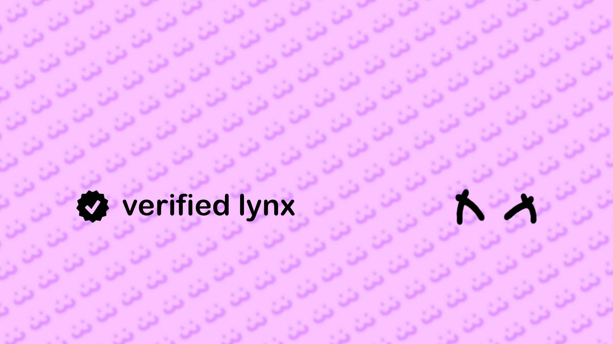 verified lynxのバナー