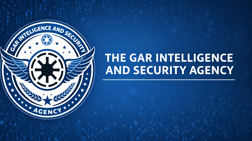 The GAR intelligence and securíty agency of VRCのバナー