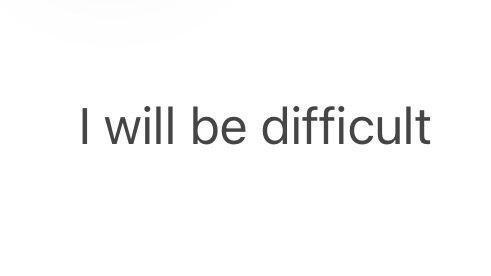 Enjoys being difficultのバナー