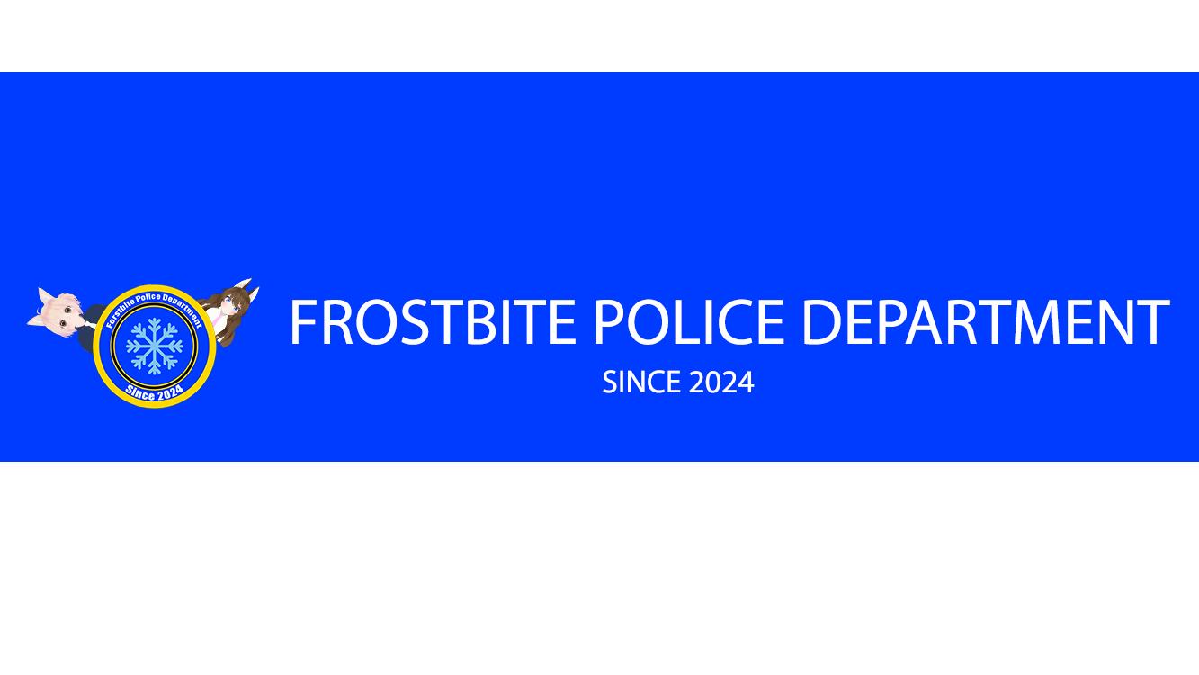 Frostbite Police Departmentのバナー