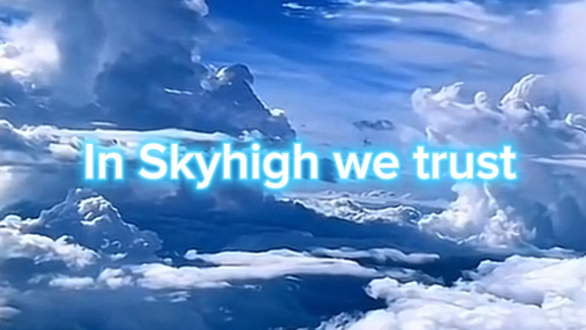 in Skyhigh we trustのバナー