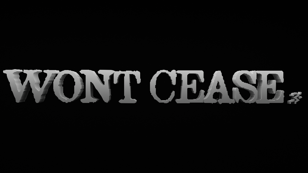 WONT CEASEのバナー