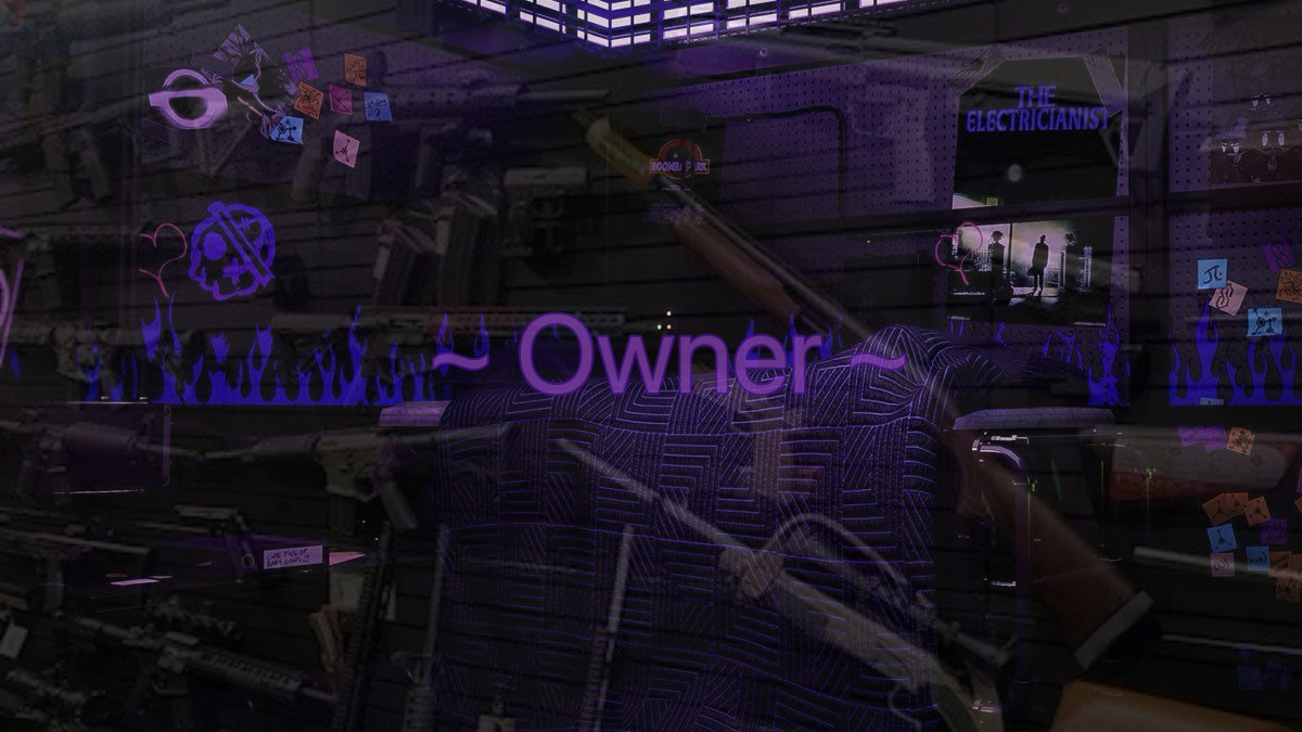Uzis Cozy Gun Shop Ownerのバナー