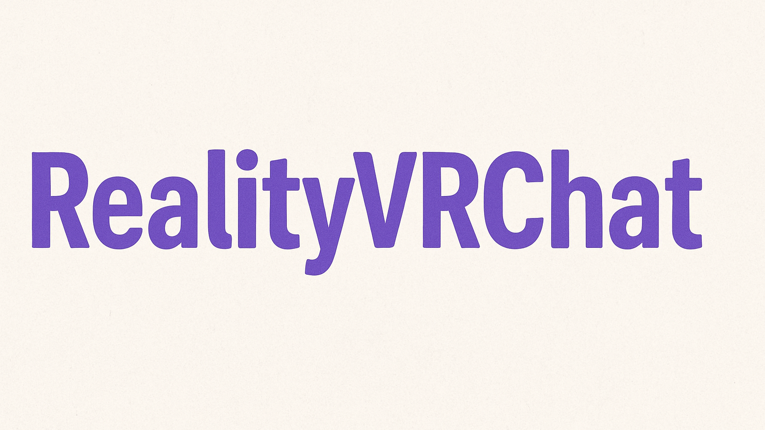 Welcome To Realityのバナー