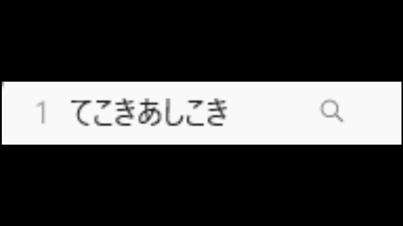 もしかして：てこきあしこき