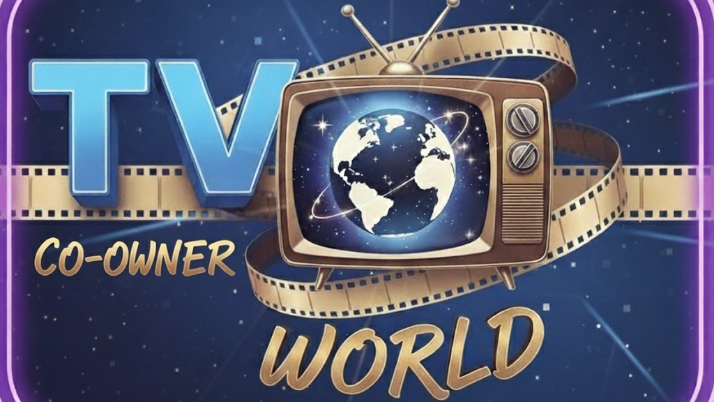 TV World co-ownerのバナー