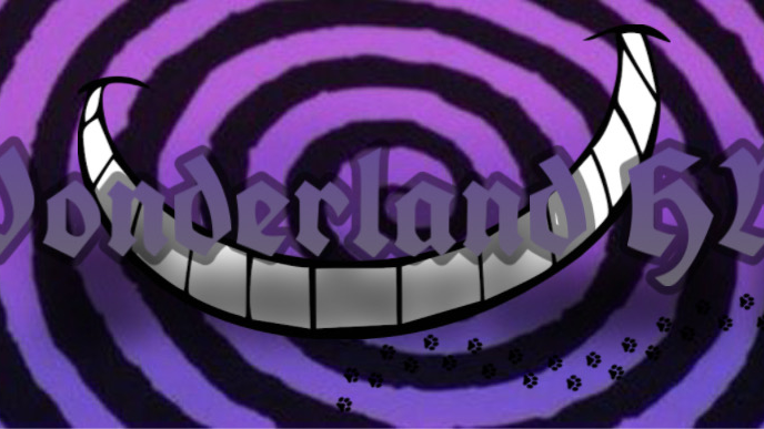 wonderland Cheshire catのバナー