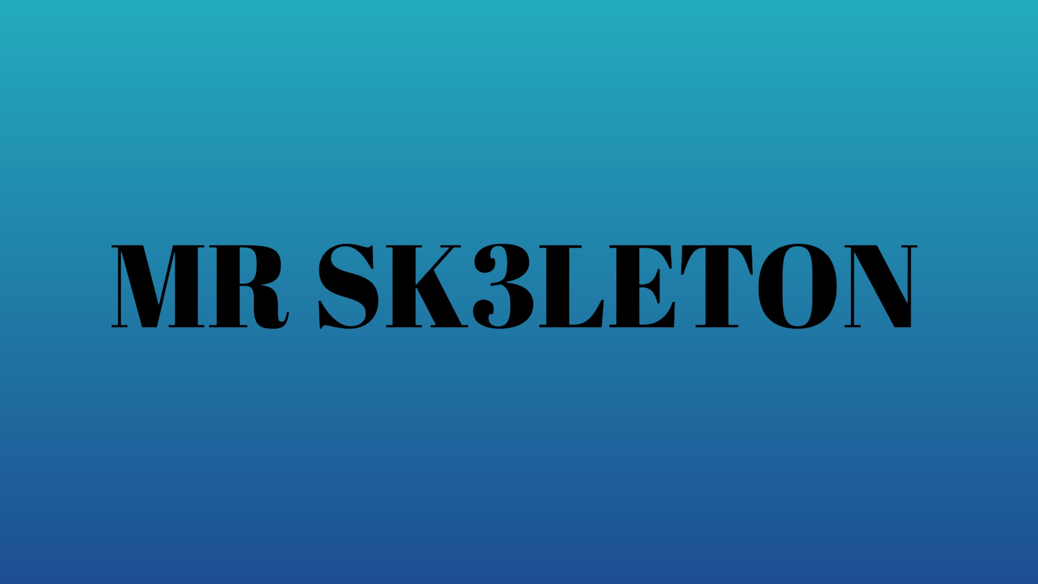 MR SK3LETON FAN CLUBのバナー