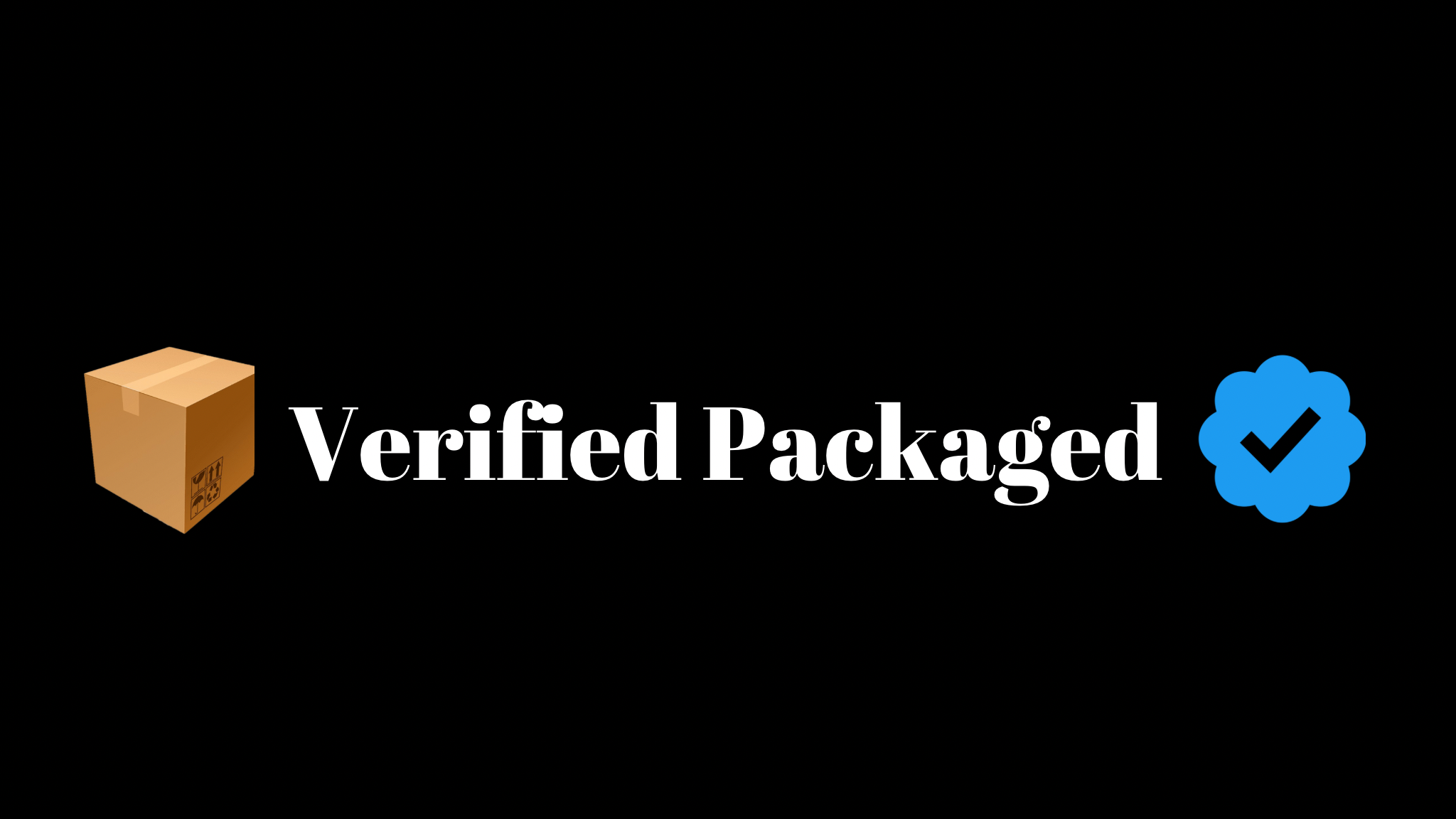 verified packageのバナー
