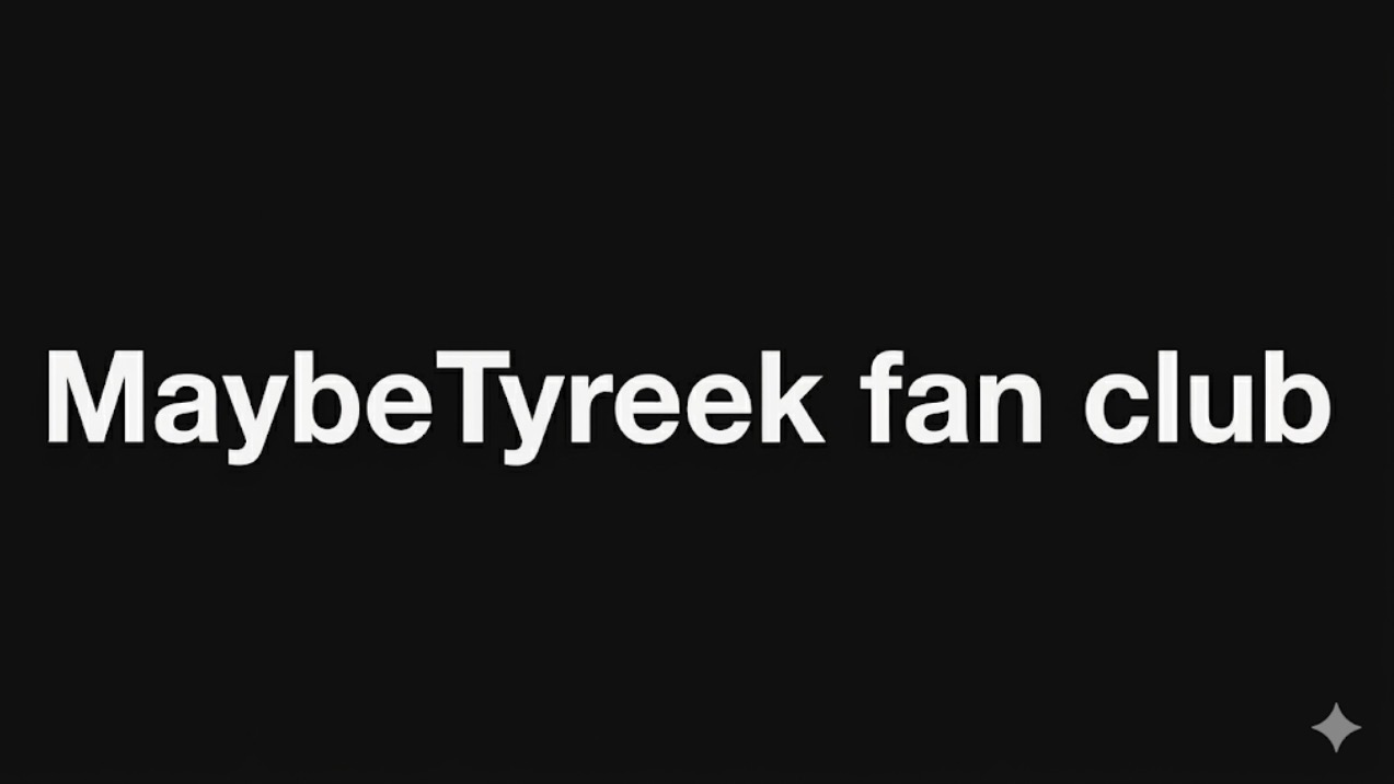 MaybeTyreek fan club staffのバナー