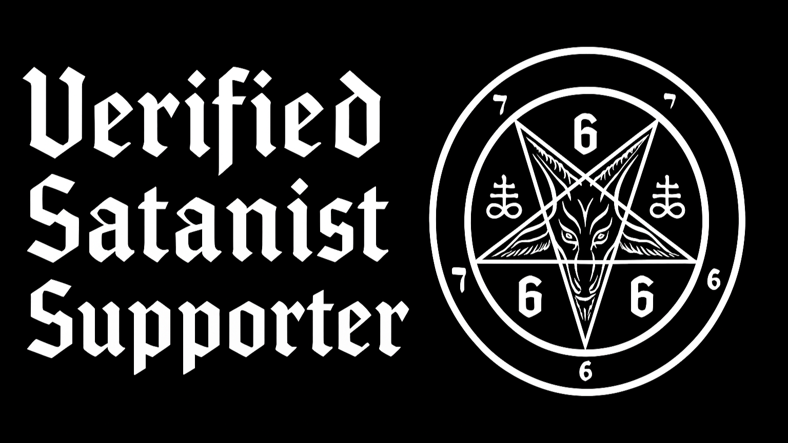 Satanist Supportのバナー