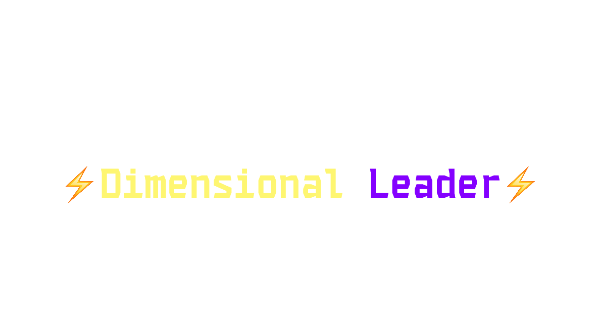 The Dimensional Leaderのバナー