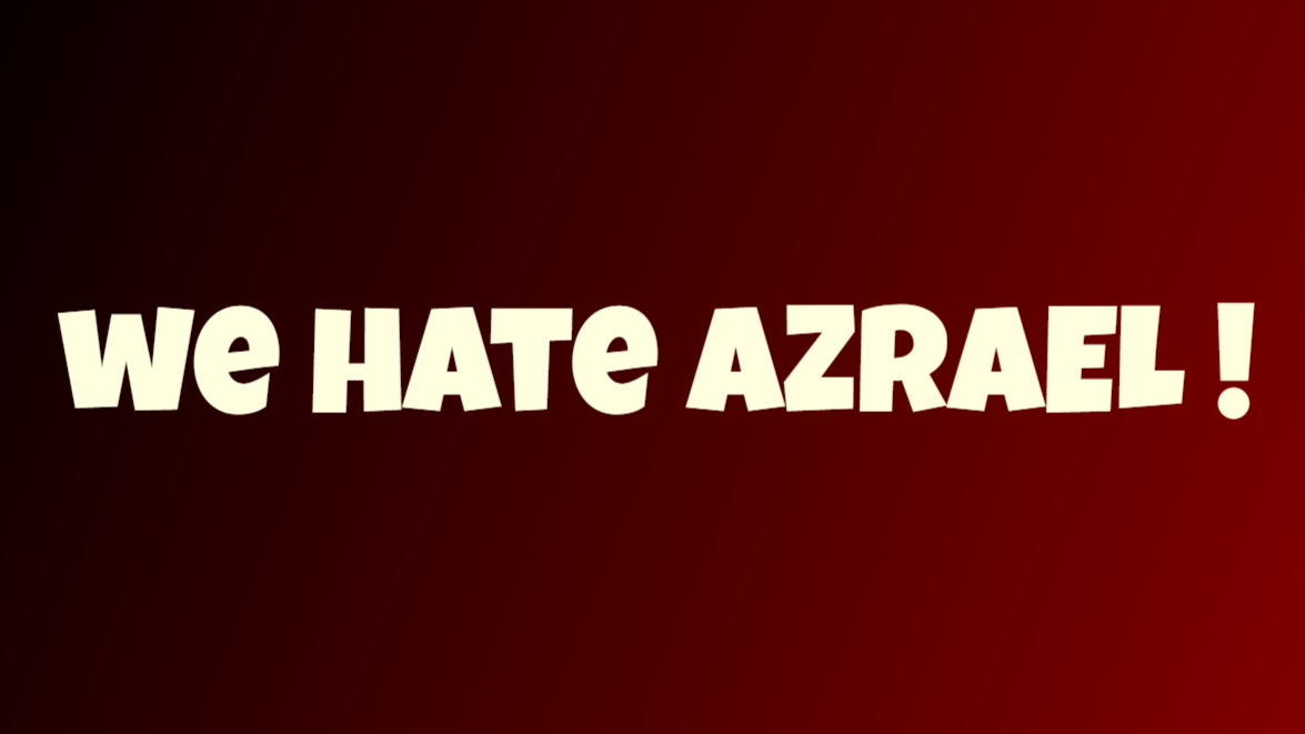 we HATE AZRAELのバナー
